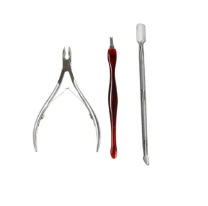 10 x 3 Piece Manicure Set Cuticle Cutter Nail Trimmer Nipper Pedicure Pack