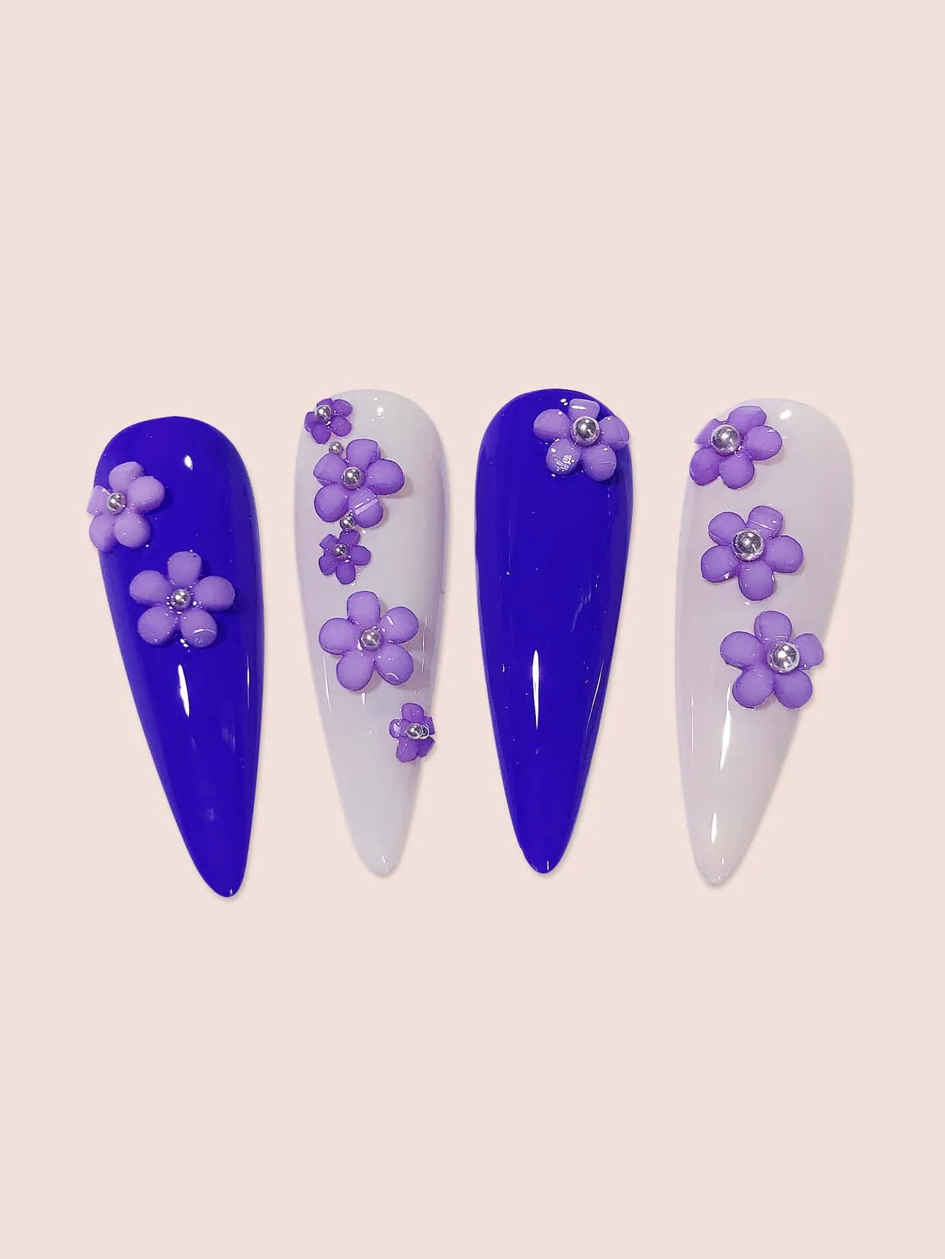 1pack Flower Shaped Nail Art Decoration