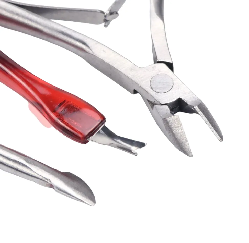 3 x 3 Piece Manicure Set Cuticle Cutter Nail Trimmer Nipper Pedicure Pack