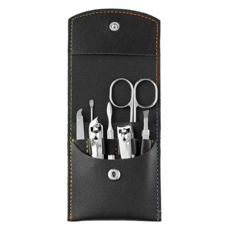 7-Piece Set: Stainless Steel Portable Nail Clipper Tool Set