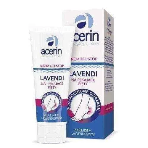 ACERIN Lavendi cream for heel healing 75ml, cracked heel cream