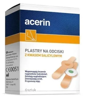 Acerin, patches for corns, blisters treatment