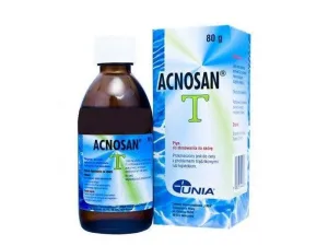 ACNOSAN T liquid, folliculitis, acne vulgaris, seborrheic dermatitis