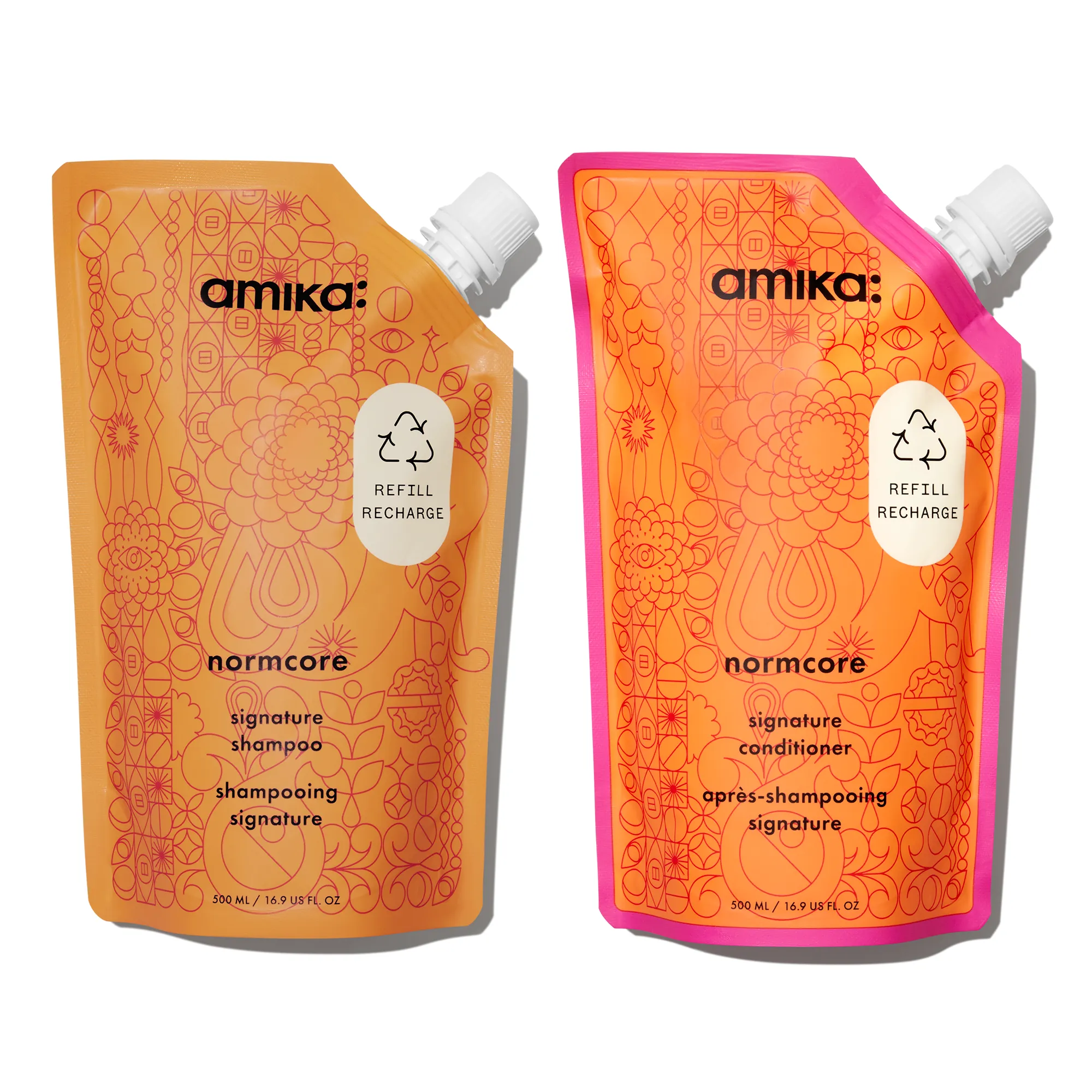 Amika Normcore Signature Shampoo and Conditioner 16oz Refill Duo ($72 Value)