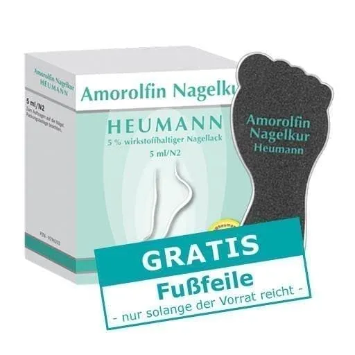 AMOROLFINE nail fungus cure Heumann 5% 5 ml