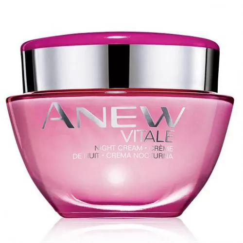 Avon Anew Vitale Night Visible Perfection Cream - 50ml - Enhanced Night Cream for Visible Radiant Skin - 50ml