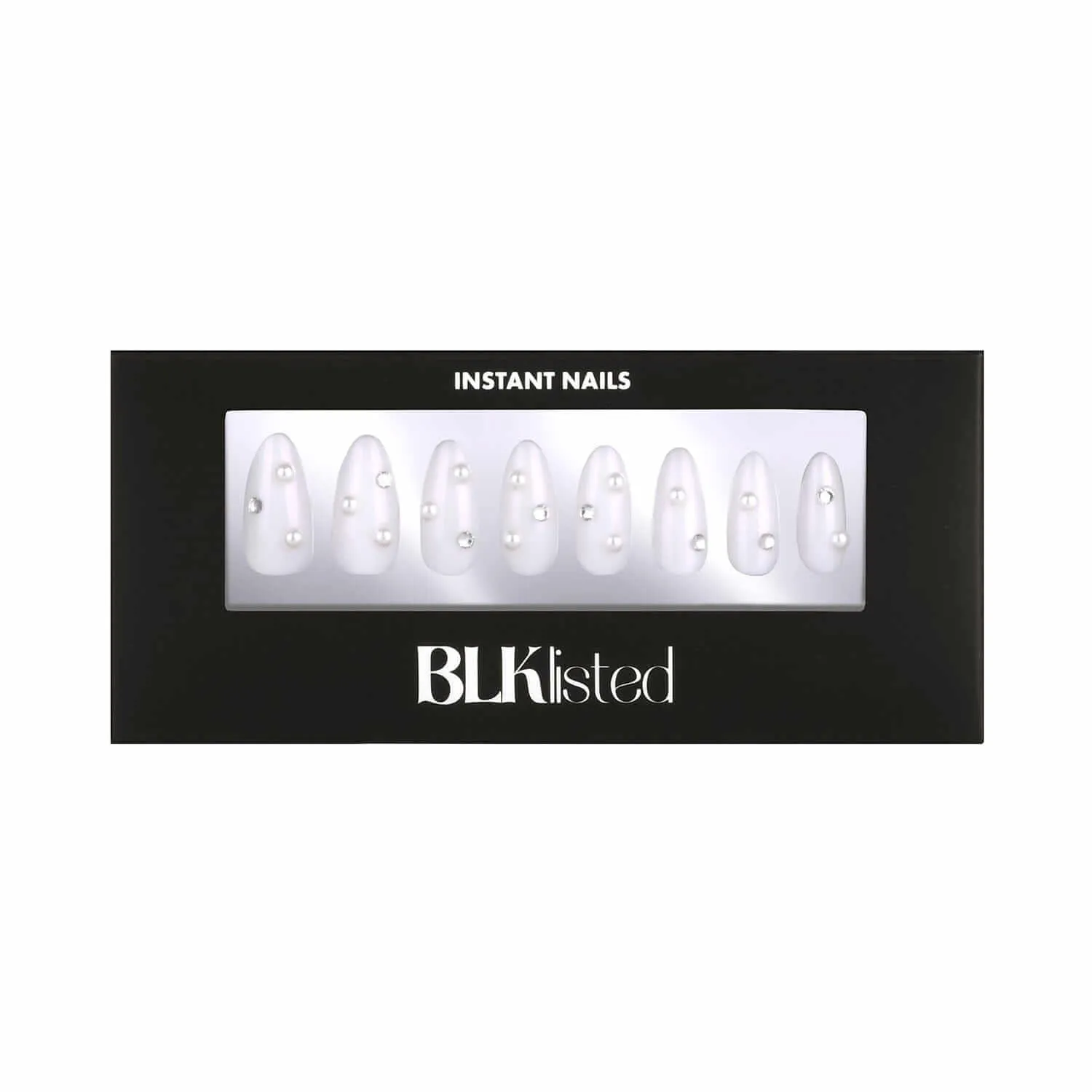 BLKlisted Instant Nails | Iced Out