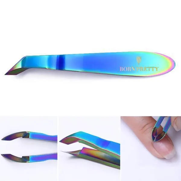 Born Pretty - Mini Nail Rainbow Cuticle Nipper #42844