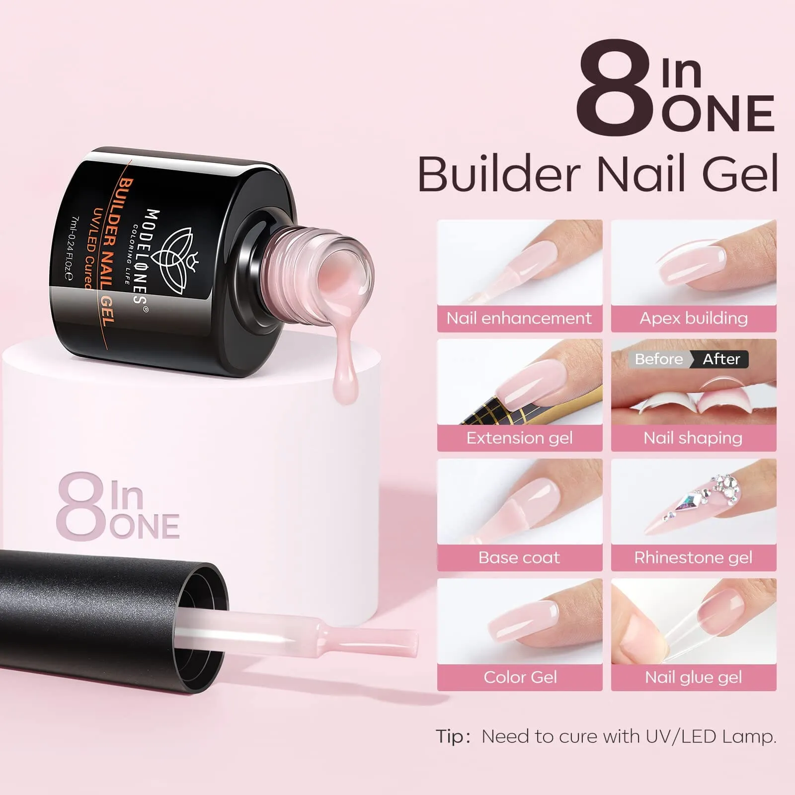 Builder Nail Gel Set | Skin Tone | Modelones