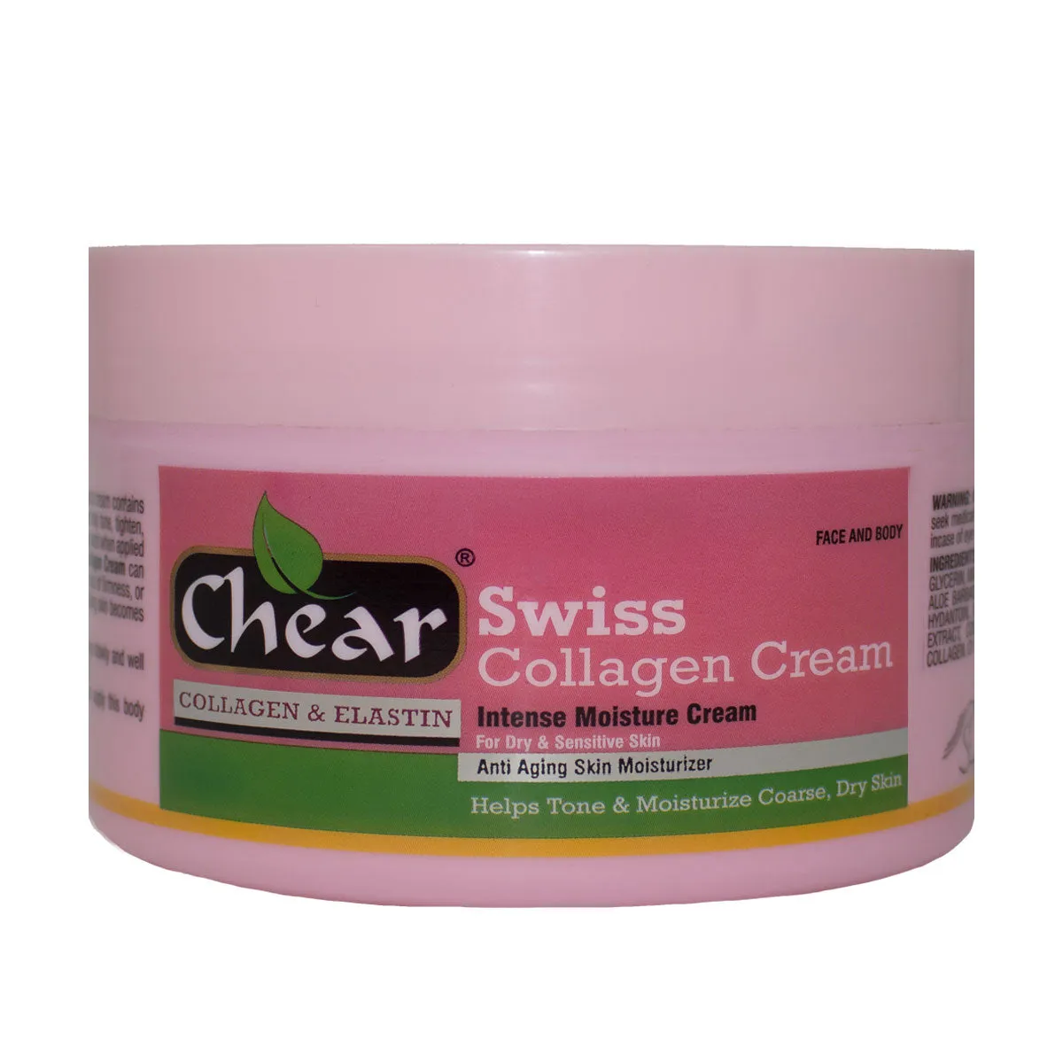 Chear Swiss Intense Moisturizing Cream for Face & Body with Collagen & Elastin