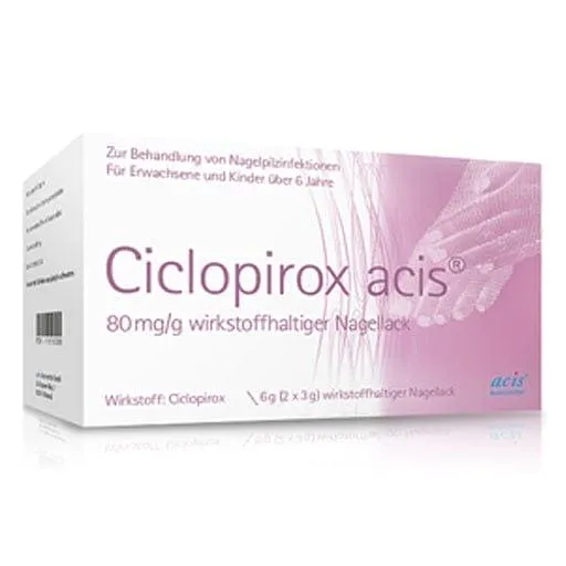 CICLOPIROX acis 80 mg, g active substance nail polish