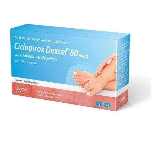 CICLOPIROX Dexcel 80 mg, g active ingredient nail polish