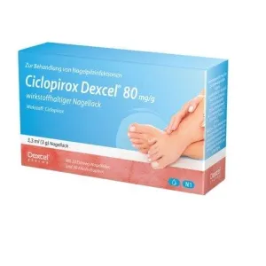 CICLOPIROX Dexcel 80 mg, g active ingredient nail polish