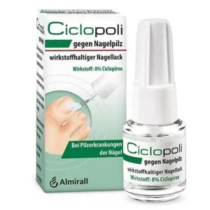 Advanced Ciclopoli Nail Fungus Treatment - 6.6 ml Ciclopirox Solution for Effective Toe Nail Fungus Relief