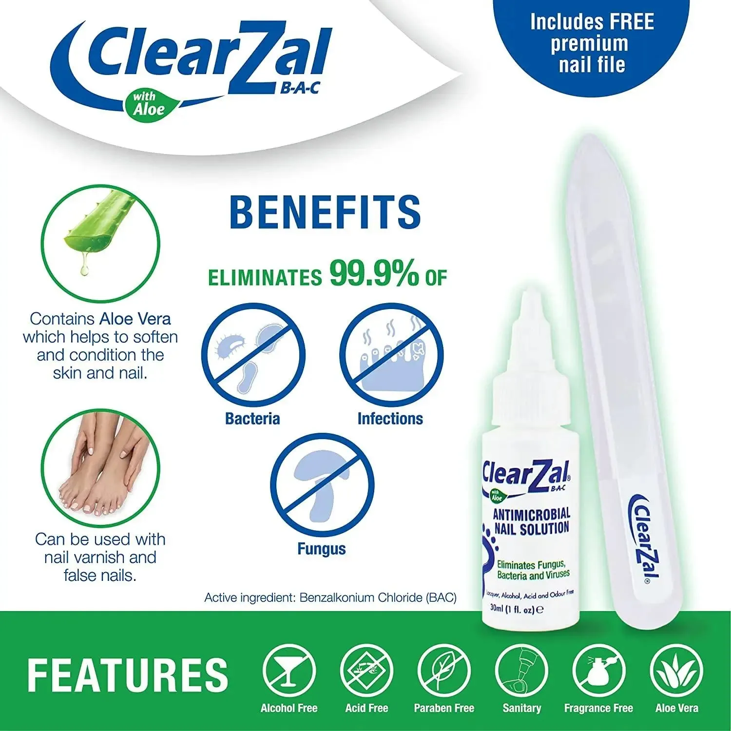 ClearZal Nail Solution 30ml