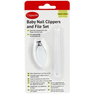 Clippasafe Baby Nail Clippers & File Set