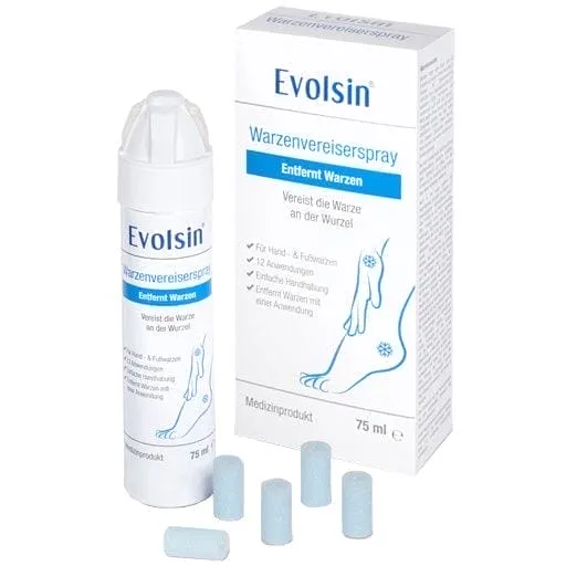 CRYOTHERAPY, Plantar wart, EVOLSIN Wart Ice Cream Spray, wart freeze spray, wart removal cream