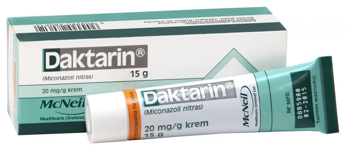 Daktarin cream, skin fungal infections caused by dermatophytes and yeasts