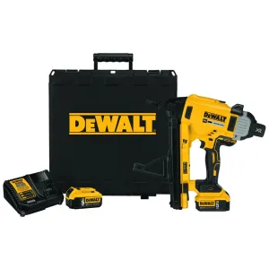 DeWalt 20V MAX* 1" Magazine Cordless Concrete Nailer Kit