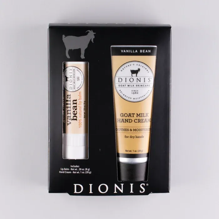 Dionis Goat Milk Lip & Hand Set / Vanilla Bean