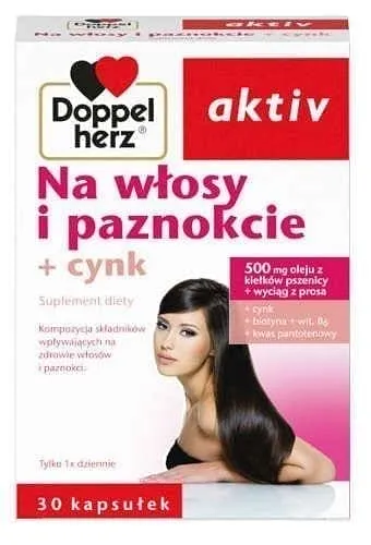 Doppelherz Aktiv For hair and nails   zinc