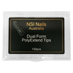 Dual Form PolyExtend Tips 120pcs