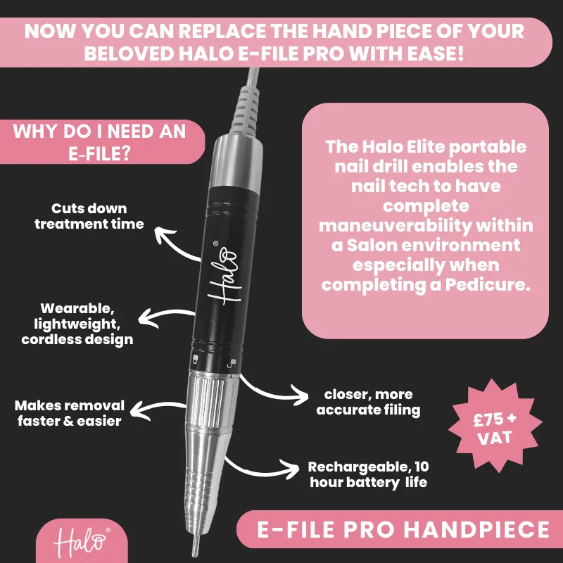 Halo E-File Pro Hand Piece ONLY