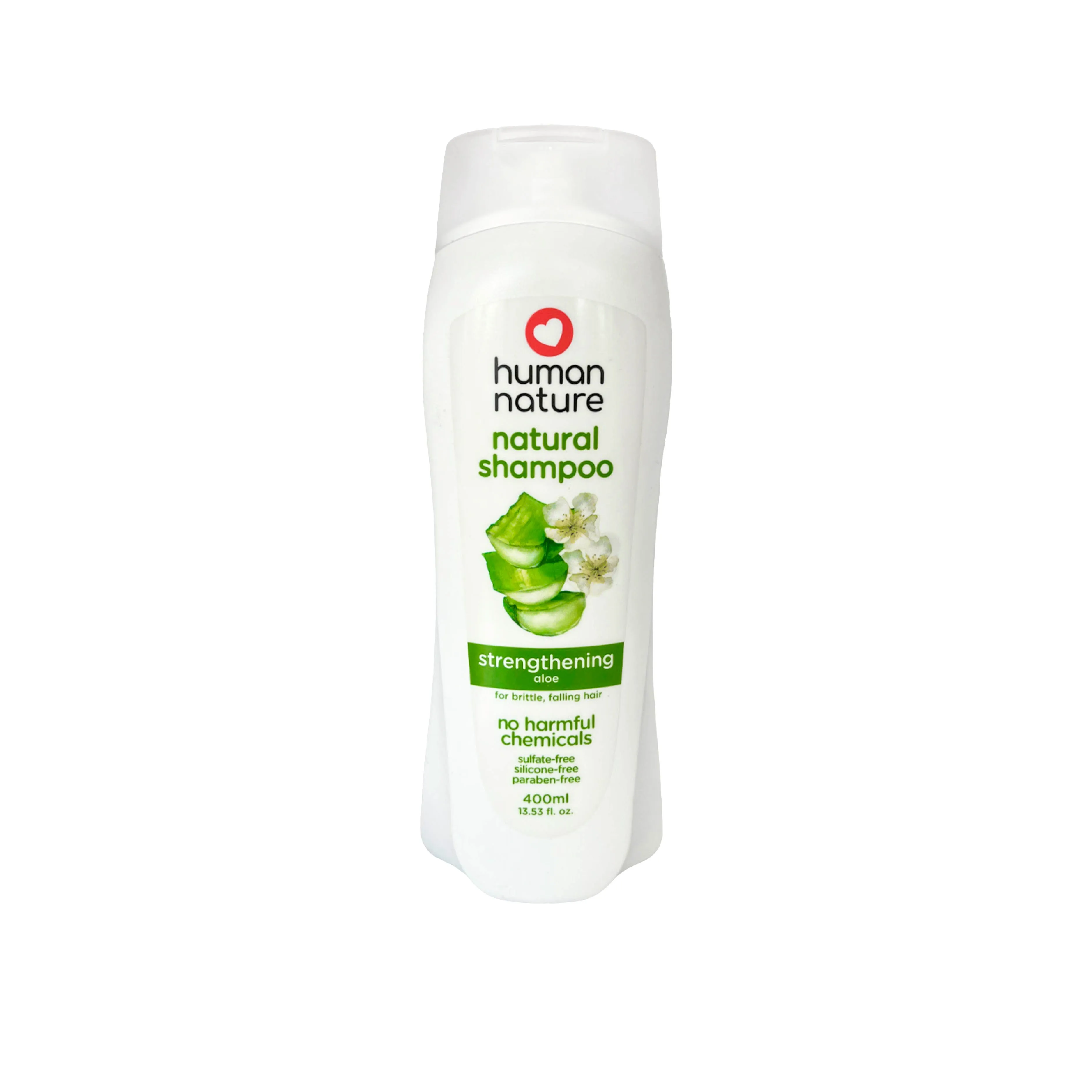 Human Nature Natural Strengthening Shampoo 400ml - Strengthening Aloe