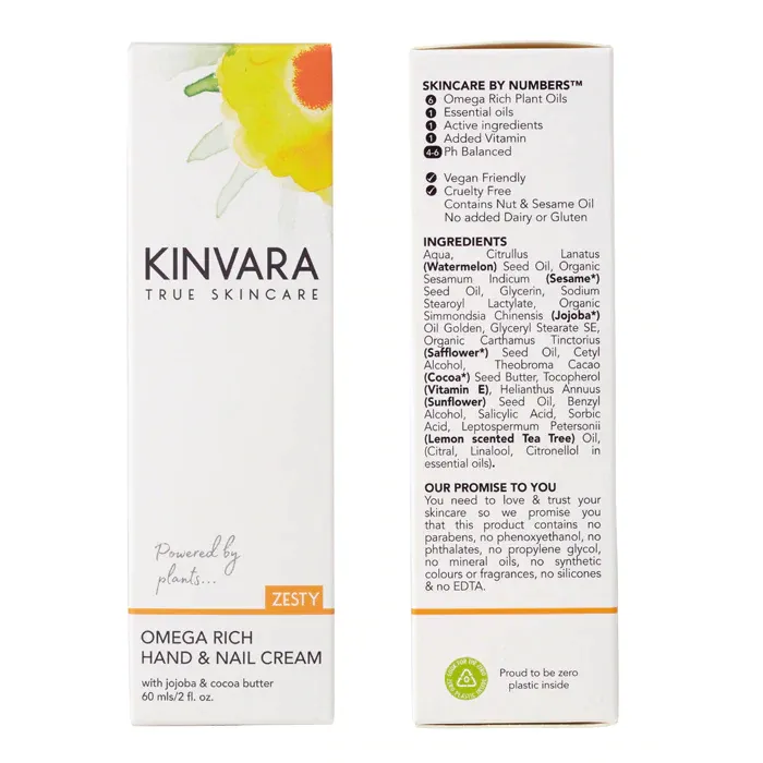 Kinvara Omega Rich Hand & Nail Lotion 60ml