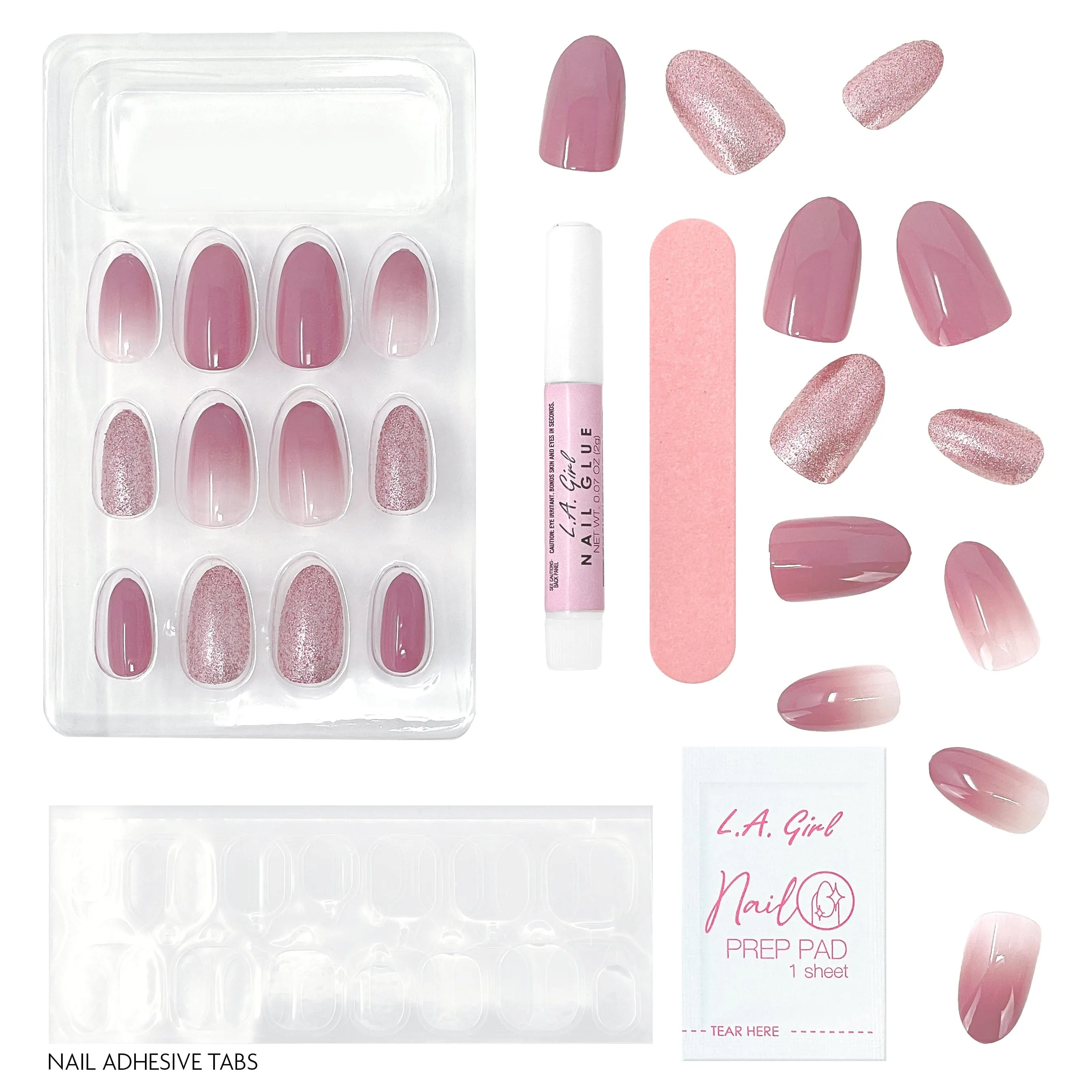 Luxe Shine Fave Nail Tips - Excite Me