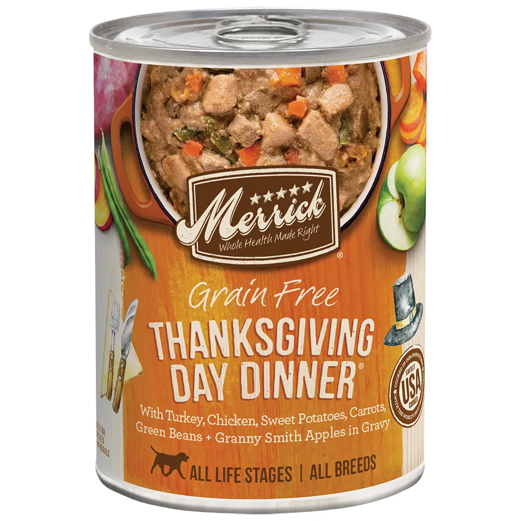 Merrick Grain Free Thanksgiving Day Dinner in Gravy 12.7oz