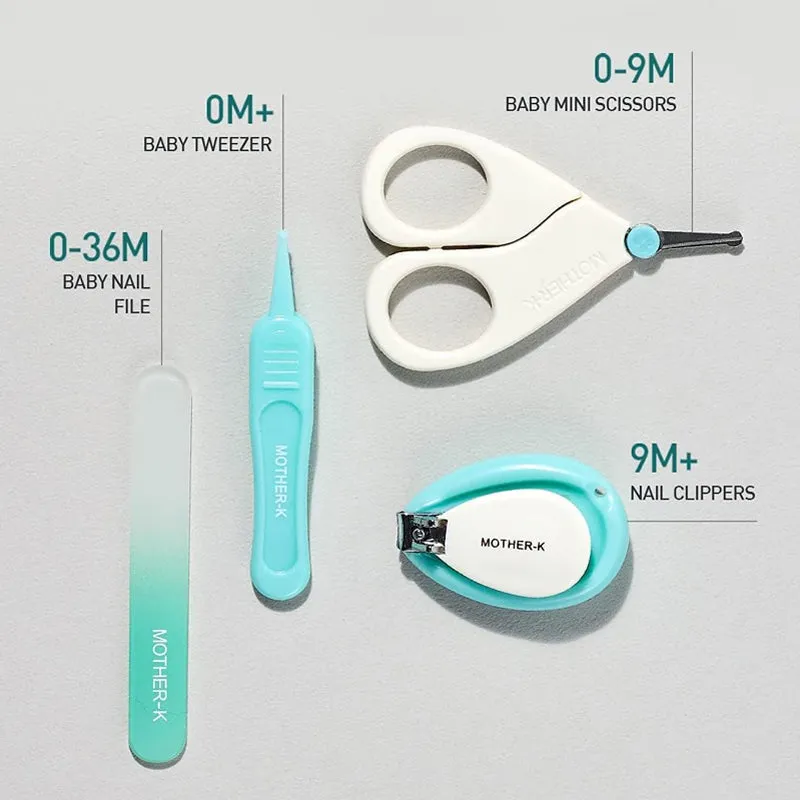 Mother-K 4in1 Tweezer & Nail Care Set For Baby