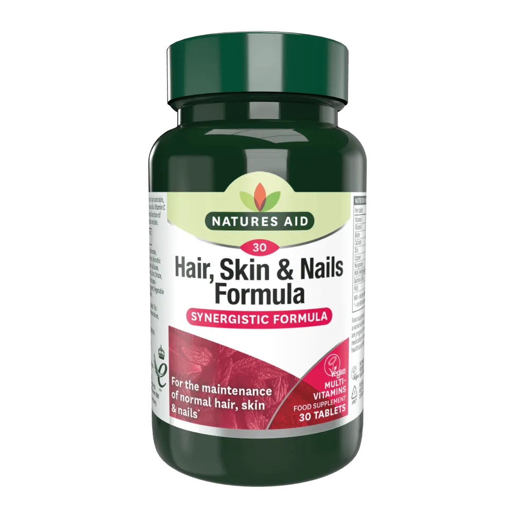 Natures Aid Hair, Skin and Nails Formula 30 Tablets