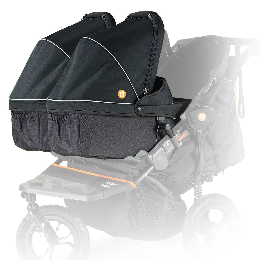 Out n About Nipper DOUBLE v5 Carrycot (Forest Black)