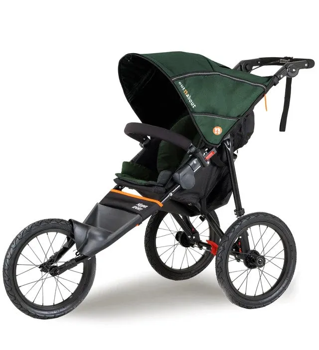 Outnabout Nipper Sport V5 single (includes Raincover and Basket) Sycamore Green