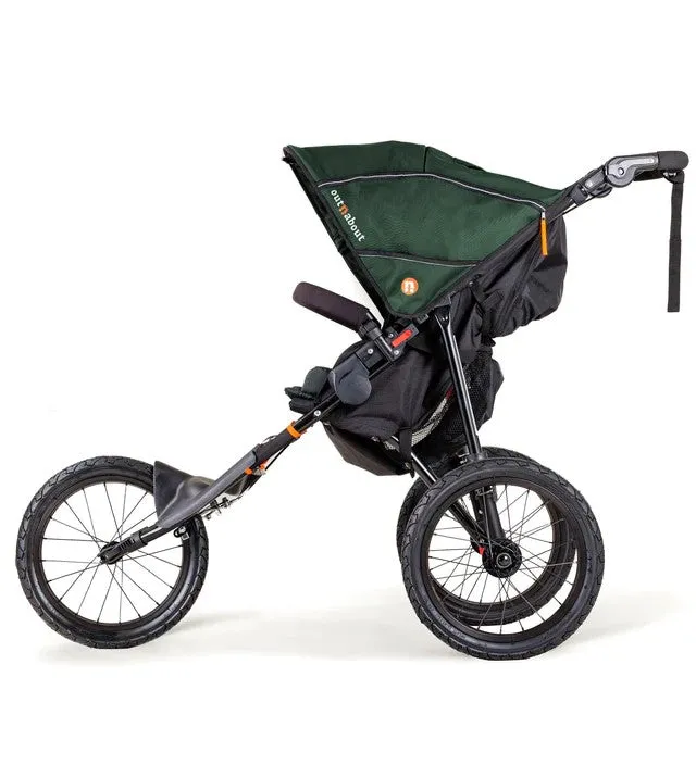 Outnabout Nipper Sport V5 single (includes Raincover and Basket) Sycamore Green