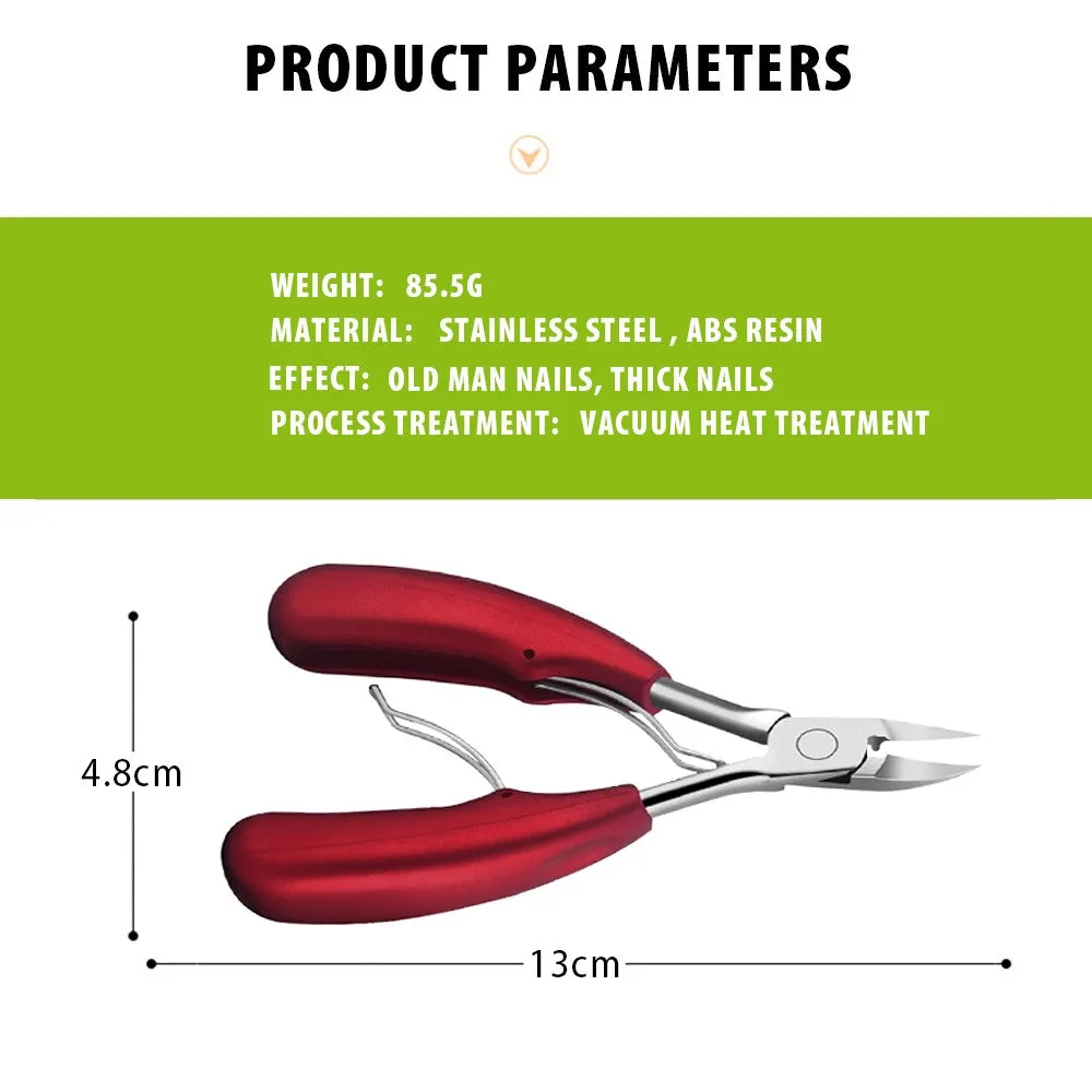 Podiatry Toe Nail Clippers for Thick/Heavy Duty Nails