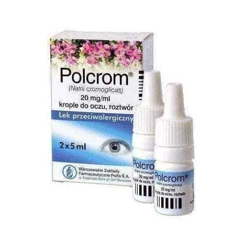 POLCROM 2% eye drops, keratitis treatment, conjunctivitis treatment