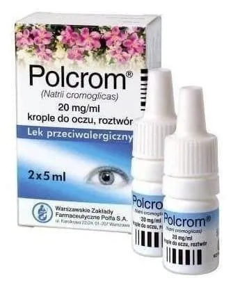 POLCROM 2% eye drops, keratitis treatment, conjunctivitis treatment