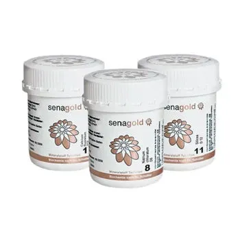 Schüssler Salts Skin-Hair-Nails Trio (1,8,11 each 400) 1200 pcs