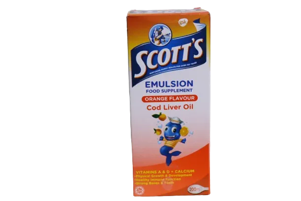 SCOTT'S EMULSION ORANGE EMULSION 200ML