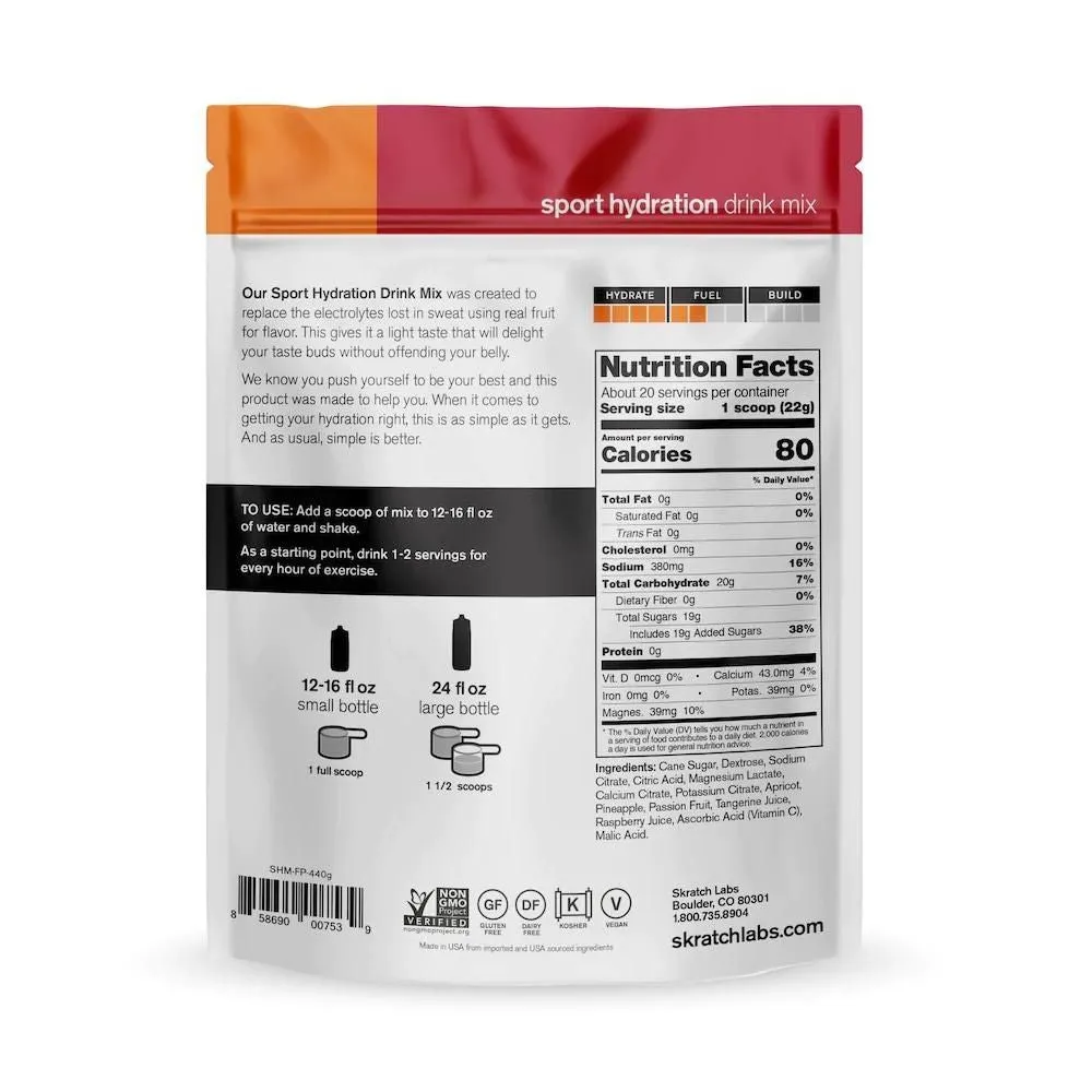 Skratch Labs Sport Hydration Drink Mix