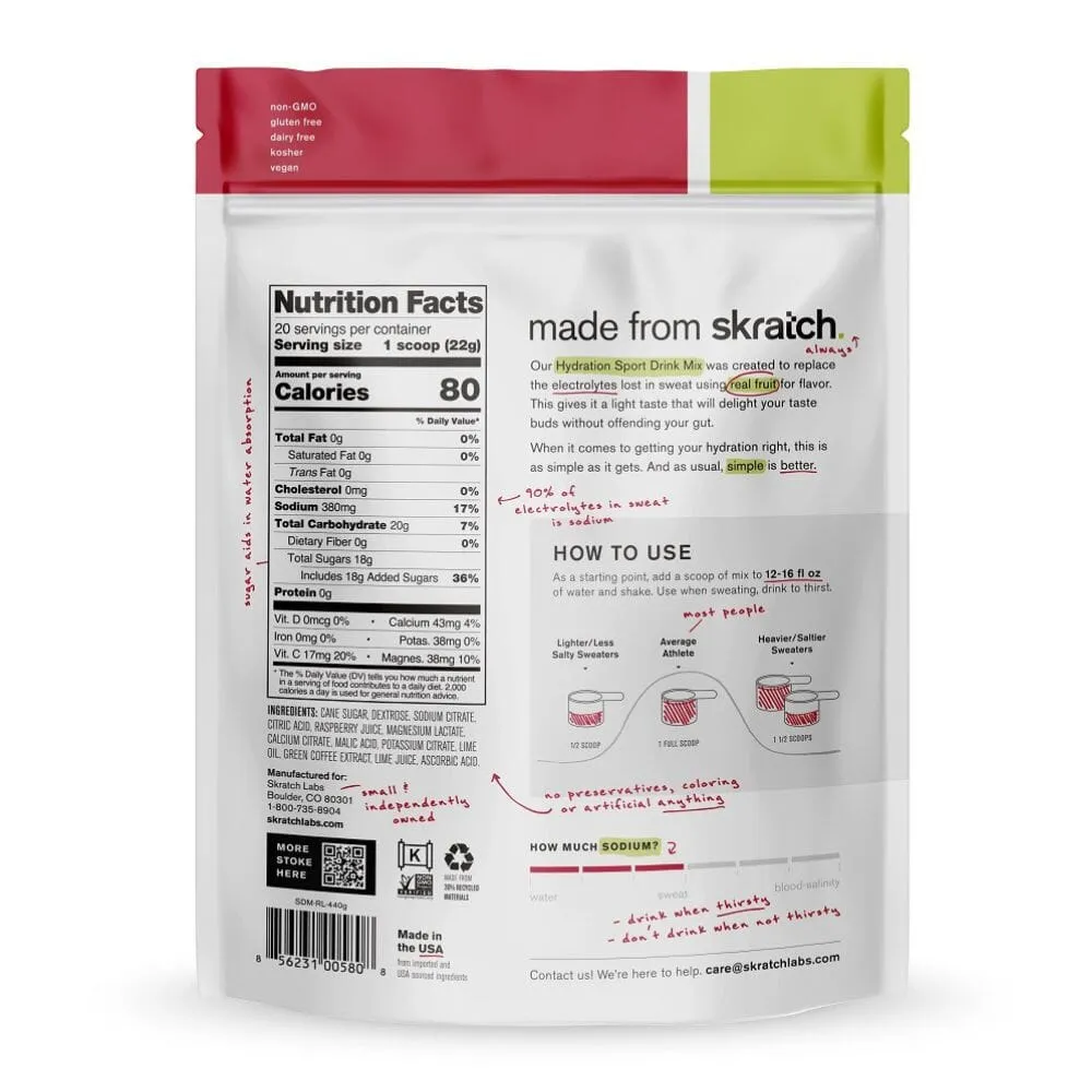 Skratch Labs Sport Hydration Drink Mix