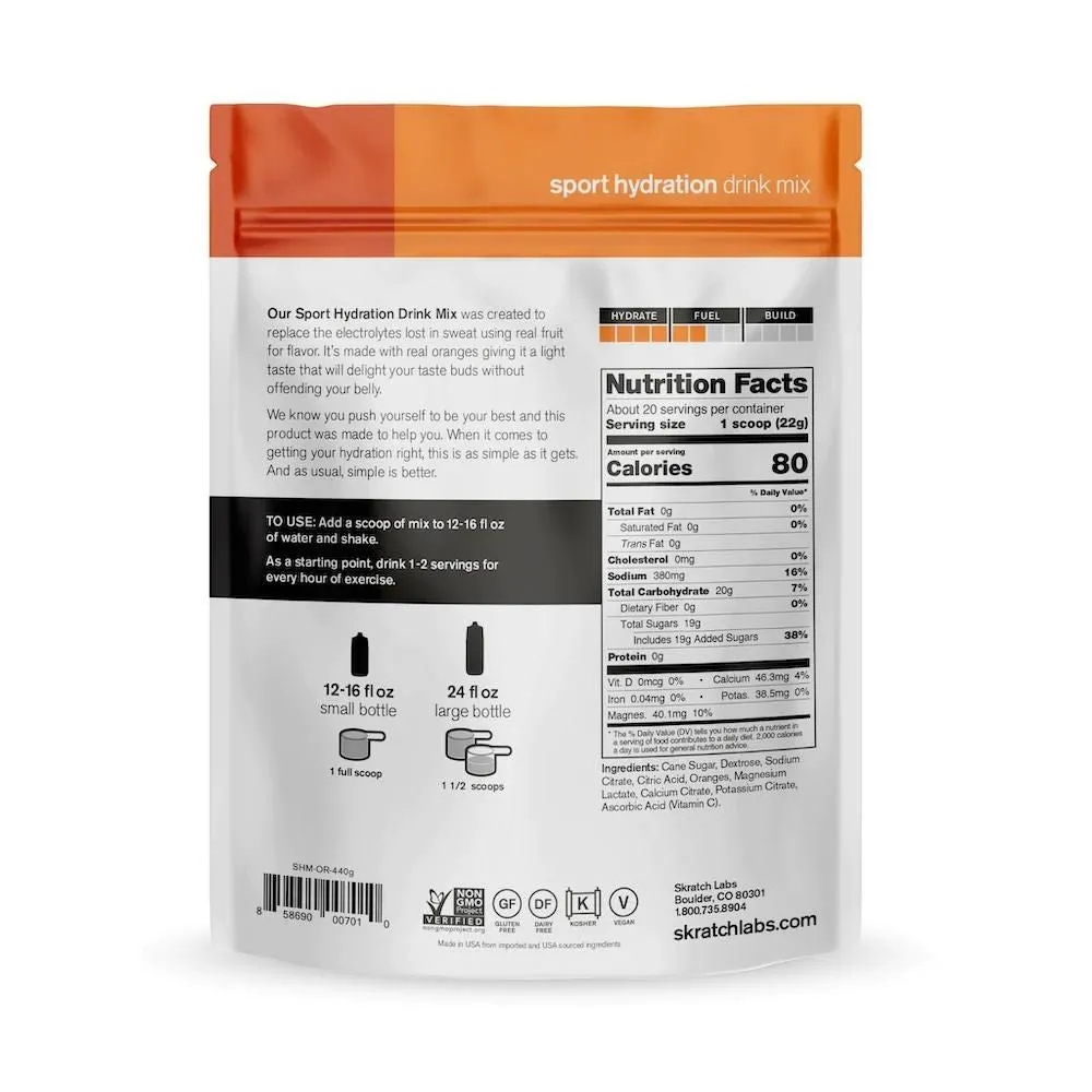 Skratch Labs Sport Hydration Drink Mix