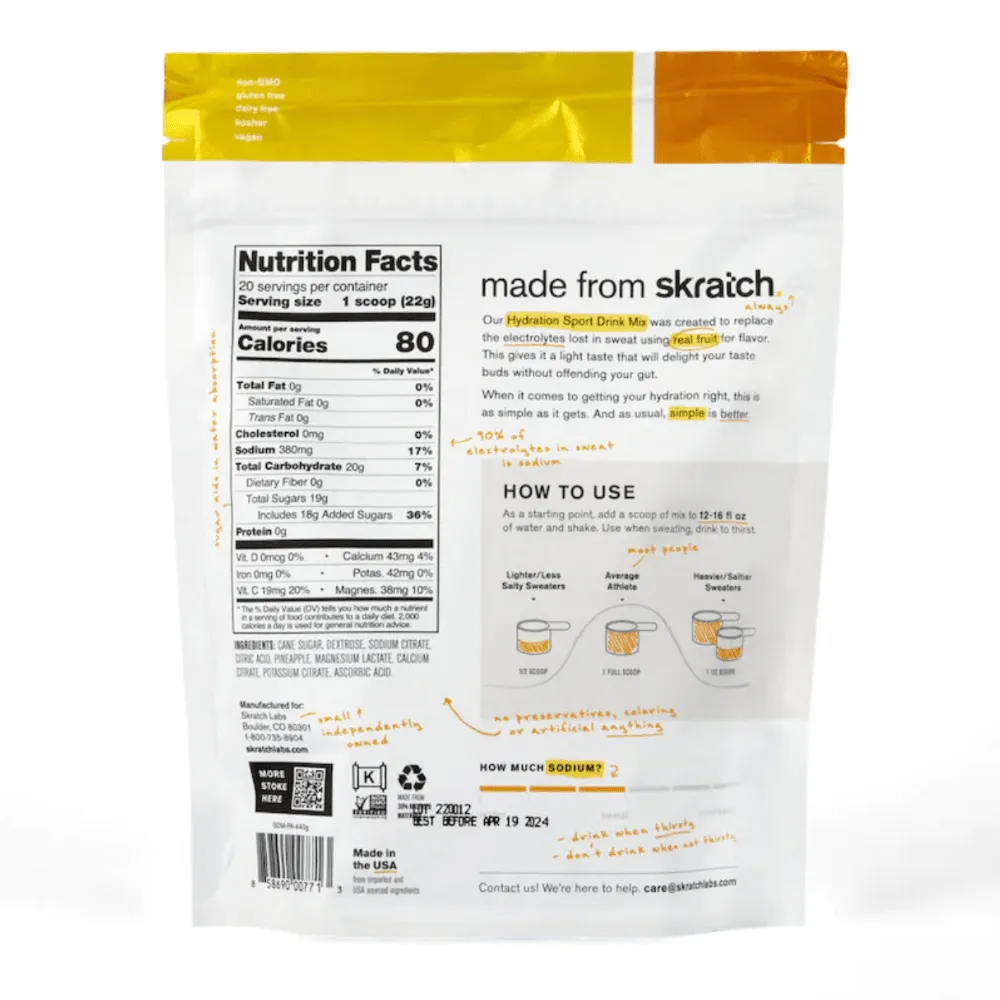 Skratch Labs Sport Hydration Drink Mix