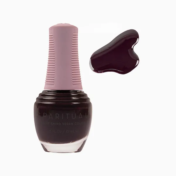 Sparitual Nourishing Lacquer Polish - Balanced Energy - Blackberry Creme - 15ML