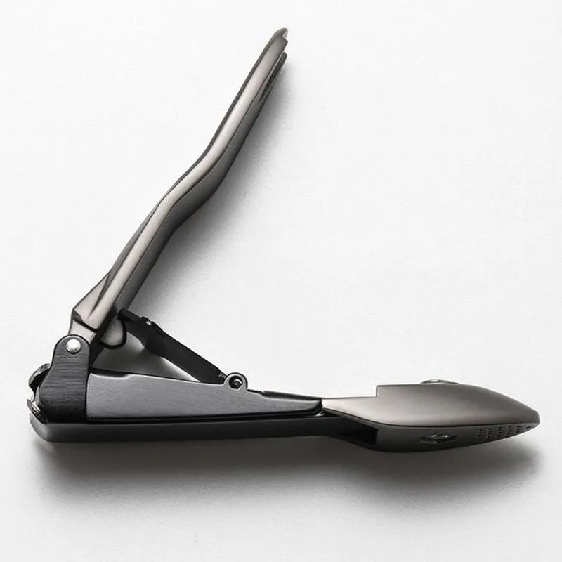 Stainless Steel Nail Cutter with Storage