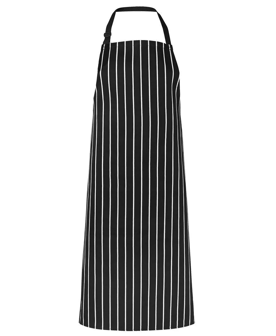 Striped Bib Apron - Without Pocket