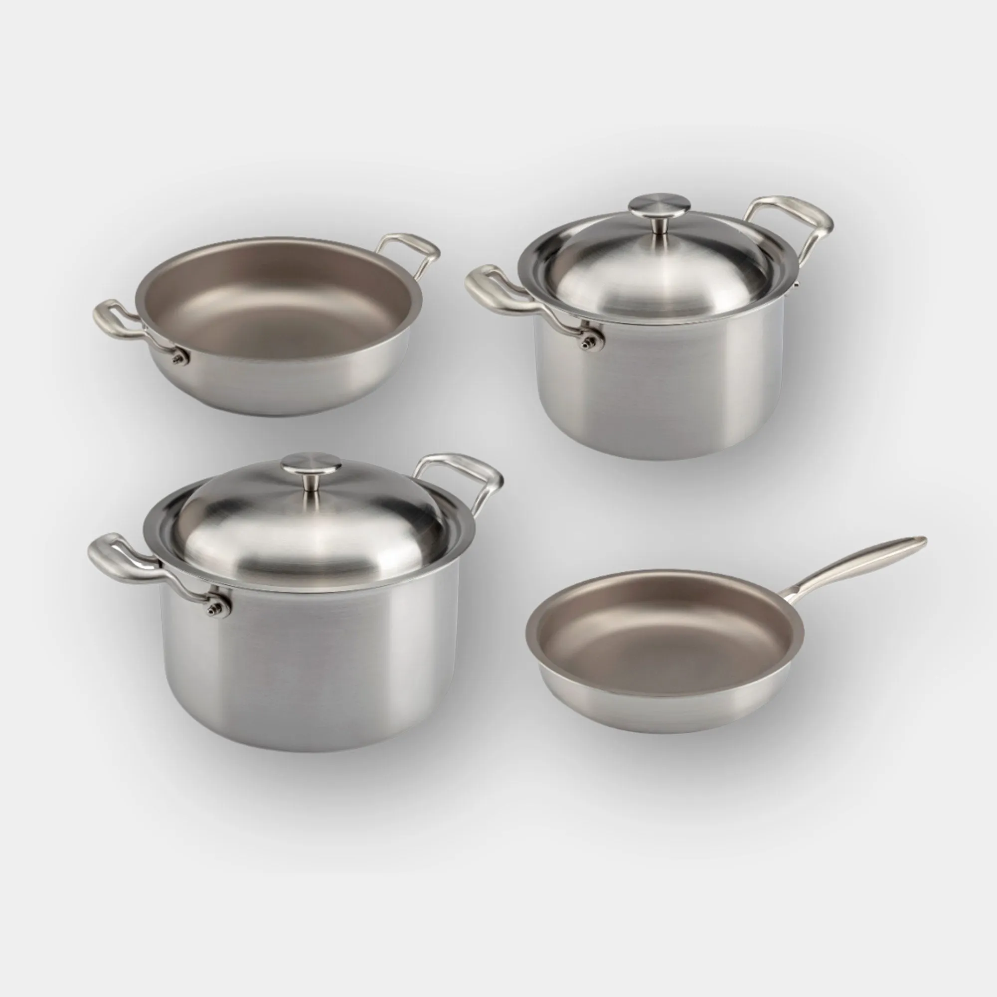 Zero-Toxic 8 Piece Cookware SET (4 Pieces   4 Lids)