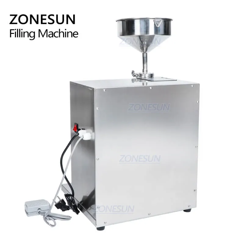 ZONESUN ZS-NP1 Semi Automatic Small Bottle Honey Liquid Filling Machine For Nail Polish Lip Gloss Essential Oil Cosmetics